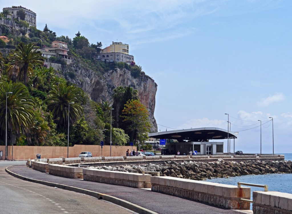 Menton border France Italy